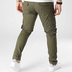 Meilleure affaire 🎁 Pantalon Cargo DP9090 Vert Kaki de Classic Series ⭐ -Classic Series Soldes classic series 300864 DP9090 016 20220301T143159 04