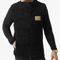 Nouveau 👍 Veste Polaire Zippée Sans Manches DP3053 Noir de Classic Series 🤩 -Classic Series Soldes classic series 301200 DP3053 001 20220207T155710 03