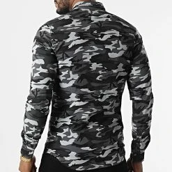 Meilleure vente ✨ Surchemise DC-3230 Gris Anthracite Camouflage de Classic Series 🧨 -Classic Series Soldes classic series 302323 DC 3229 20220217T152945 04