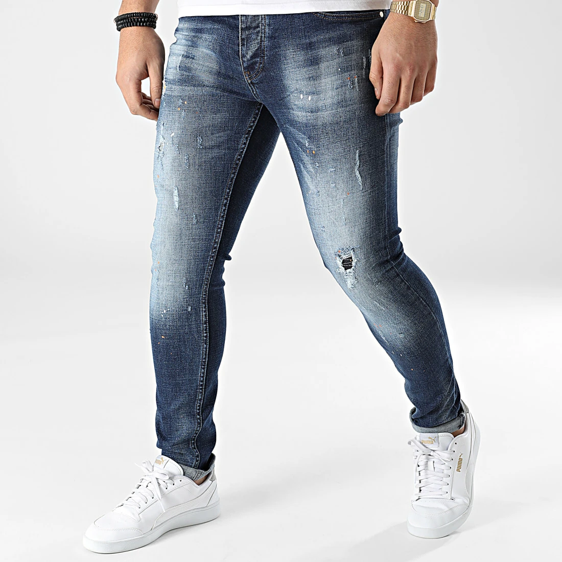 Sortie 😍 Jean Slim 001 Bleu Denim de Classic Series 🥰 3 Sortie 😍 Jean Slim 001 Bleu Denim de Classic Series 🥰