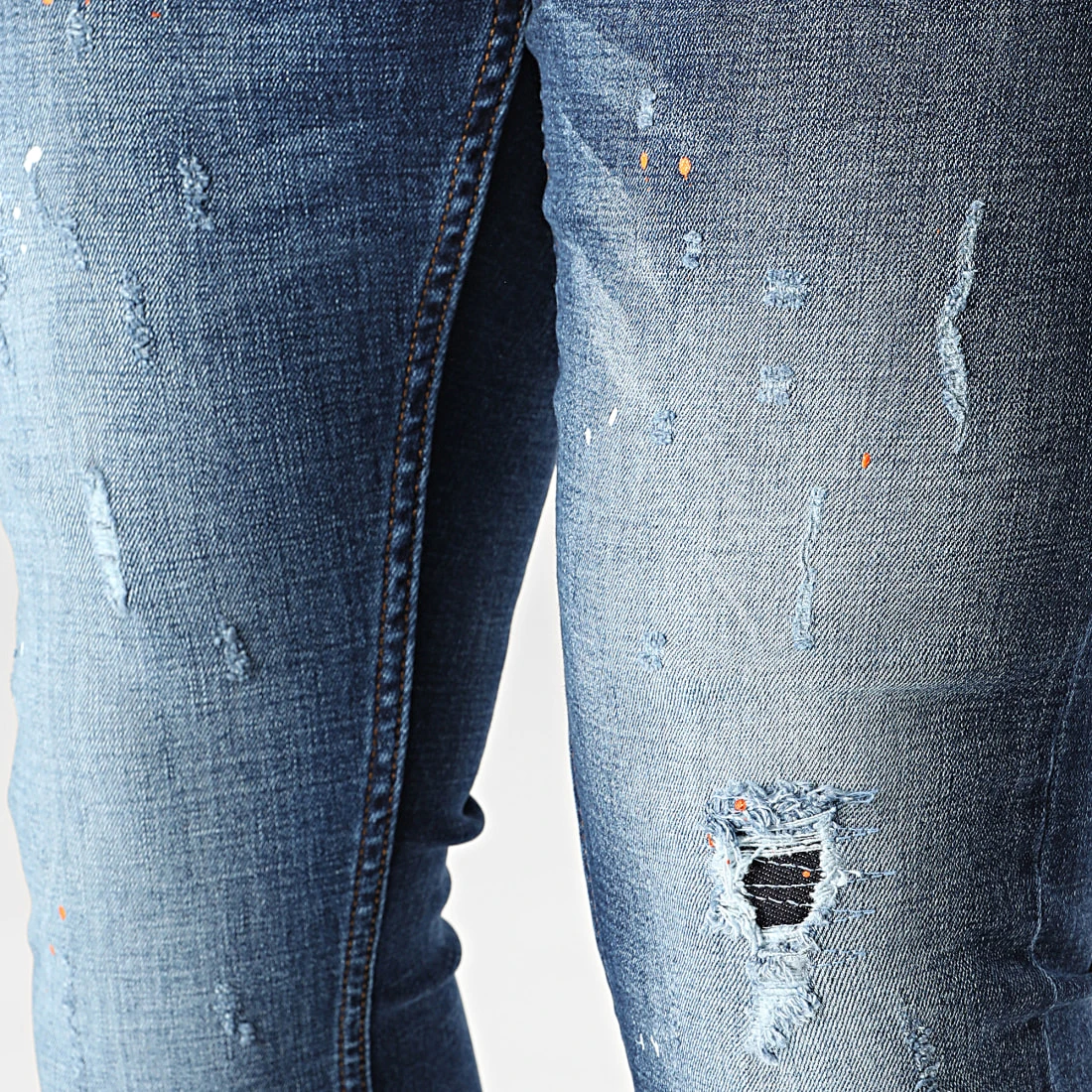 Sortie 😍 Jean Slim 001 Bleu Denim de Classic Series 🥰 4 Sortie 😍 Jean Slim 001 Bleu Denim de Classic Series 🥰 – Image 2