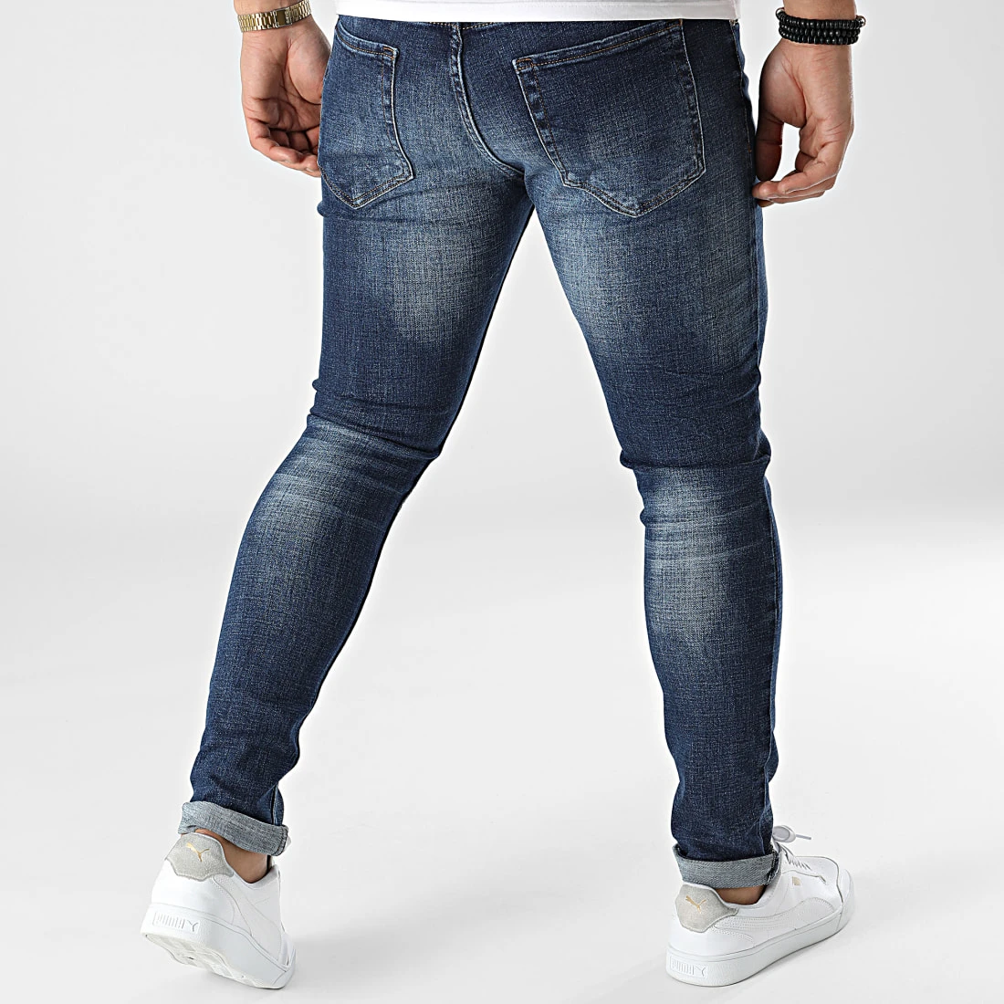 Sortie 😍 Jean Slim 001 Bleu Denim de Classic Series 🥰 6 Sortie 😍 Jean Slim 001 Bleu Denim de Classic Series 🥰 – Image 4