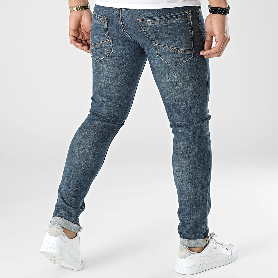Offres ❤️ Jean Slim D-3226 Bleu Wash de Classic Series ✔️ 6 Offres ❤️ Jean Slim D-3226 Bleu Wash de Classic Series ✔️ – Image 4
