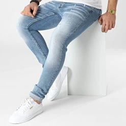 Coupon ✨ Jean Slim 002 Bleu Wash de Classic Series 🎁 -Classic Series Soldes classic series 302396 002 20220208T160703 03
