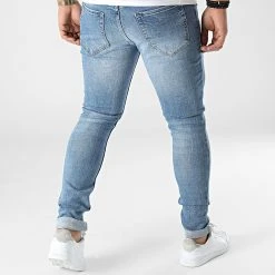 Coupon ✨ Jean Slim 002 Bleu Wash de Classic Series 🎁 -Classic Series Soldes classic series 302396 002 20220208T160704 04