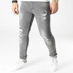 Tout neuf 🎁 Jean Slim 012 Gris de Classic Series ⭐