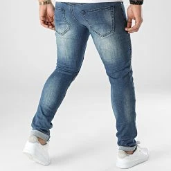Grosses soldes ✨ Jean Slim D-3214 Bleu Denim de Classic Series ⌛ -Classic Series Soldes classic series 302408 D 3214 20220208T161851 04