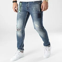 De gros 🔥 Jean Slim 59-15A Bleu Denim de Classic Series 🧨