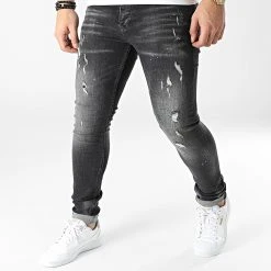 Le moins cher ✔️ Jean Slim 007 Noir de Classic Series 🔔