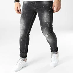 Meilleure affaire 👍 Jean Slim 009 Noir de Classic Series ✨