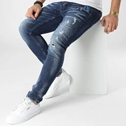 Tout neuf 🎉 Jean Slim 011 Bleu Denim de Classic Series 🥰 -Classic Series Soldes classic series 302416 011 20220208T160323 03
