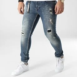 Meilleur prix ✨ Jean Slim 60-17A Bleu Wash de Classic Series 👍