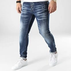 Grosses soldes ⭐ Jean Slim 003 Bleu Denim de Classic Series 🛒