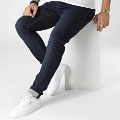 De gros 🎁 Jean Slim D-3125 Bleu Brut de Classic Series ❤️ -Classic Series Soldes classic series 302425 D 3125 20220208T160454 03