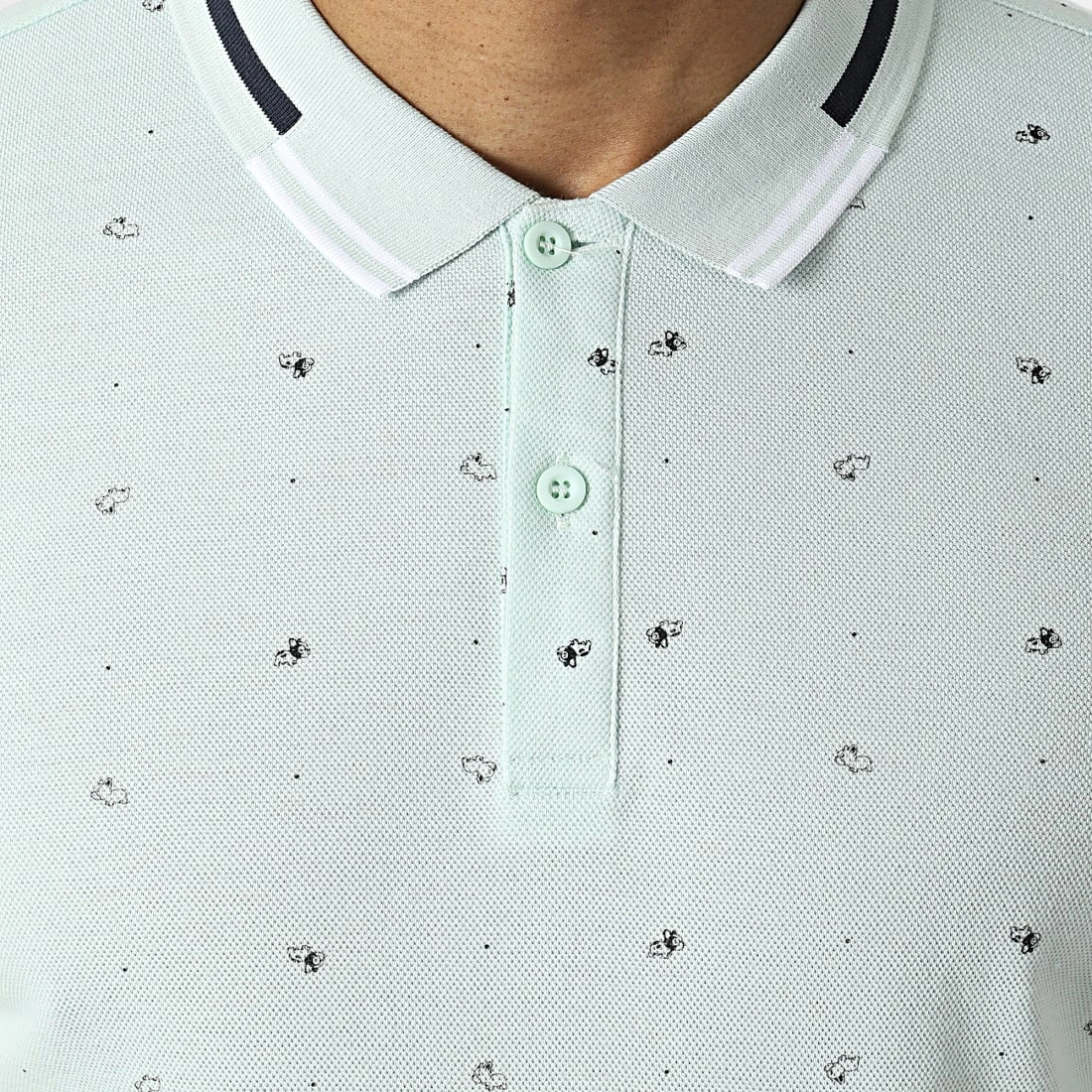 Promo ❤️ Polo A Manches Courtes 2201 Vert Clair de Classic Series ❤️ 4 Promo ❤️ Polo A Manches Courtes 2201 Vert Clair de Classic Series ❤️ – Image 2