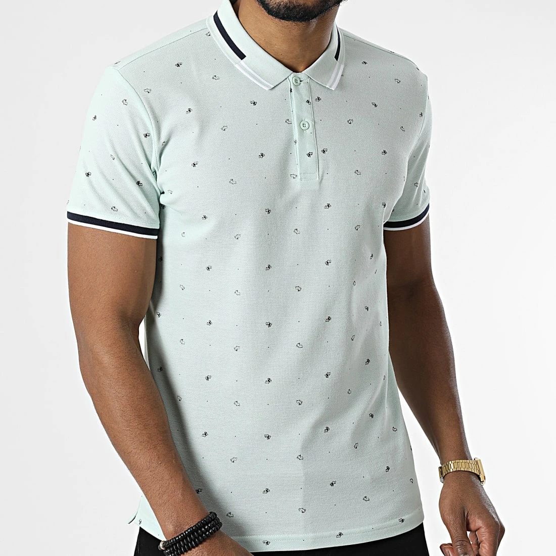 Promo ❤️ Polo A Manches Courtes 2201 Vert Clair de Classic Series ❤️ 5 Promo ❤️ Polo A Manches Courtes 2201 Vert Clair de Classic Series ❤️ – Image 3