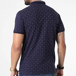 Promo 🛒 Polo A Manches Courtes PL-039 Bleu Marine de Classic Series 🧨 -Classic Series Soldes classic series 304101 PL 039 NAVY 20220222T160034 04