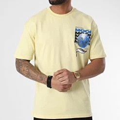 Tout neuf 🔔 Tee Shirt G22-556 Jaune de Classic Series ✨ -Classic Series Soldes classic series 304590 G22 556 SARI 20220222T161131 03
