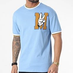 Bon marché 🧨 Tee Shirt G22-597 Bleu Clair de Classic Series 🎁