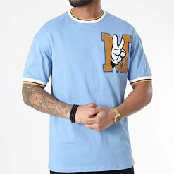 Bon marché 🧨 Tee Shirt G22-597 Bleu Clair de Classic Series 🎁 -Classic Series Soldes classic series 304605 G22 597 MAVI 20220222T161416 03