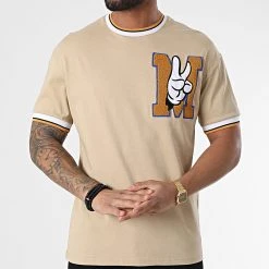 Budget ⭐ Tee Shirt G22-597 Beige de Classic Series ⌛ -Classic Series Soldes classic series 304607 G22 597 BEJ 20220222T161257 03