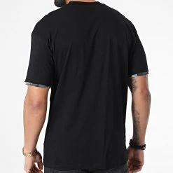 Grosses soldes 🔥 Tee 🌟 Shirt Poche G22-630 Noir Gris de Classic Series ⌛ -Classic Series Soldes classic series 304658 G22 630 SIYAH GRI 20220222T160652 04