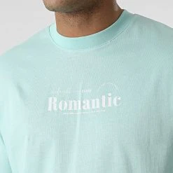 Grosses soldes 😉 Tee Shirt G22-572 Blanc Turquoise de Classic Series 👏 -Classic Series Soldes classic series 304693 G22 572 MINT BEYAZ 20220222T154409 02