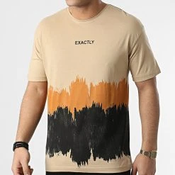 Bon marché 🔥 Tee Shirt G22-534 Beige de Classic Series ❤️