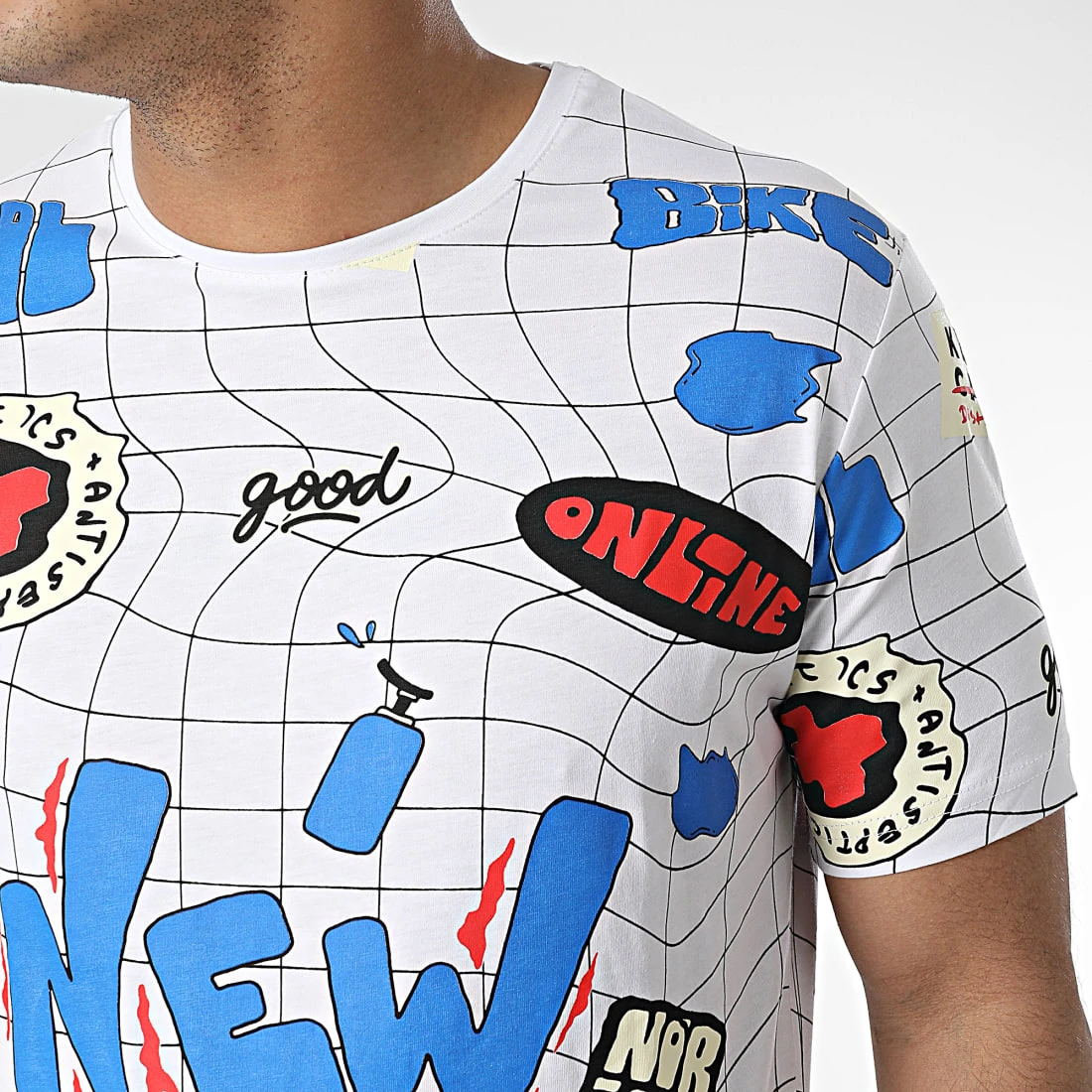 Meilleure vente ✔️ Tee 🤩 Shirt G22-547 Blanc de Classic Series 🧨 4 Meilleure vente ✔️ Tee 🤩 Shirt G22-547 Blanc de Classic Series 🧨 – Image 2