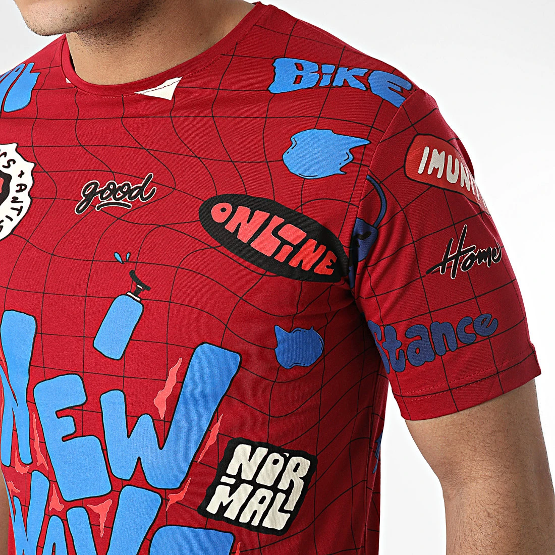 Meilleure vente 👏 Tee ✨ Shirt G22-547 Bordeaux de Classic Series ✨ 4 Meilleure vente 👏 Tee ✨ Shirt G22-547 Bordeaux de Classic Series ✨ – Image 2