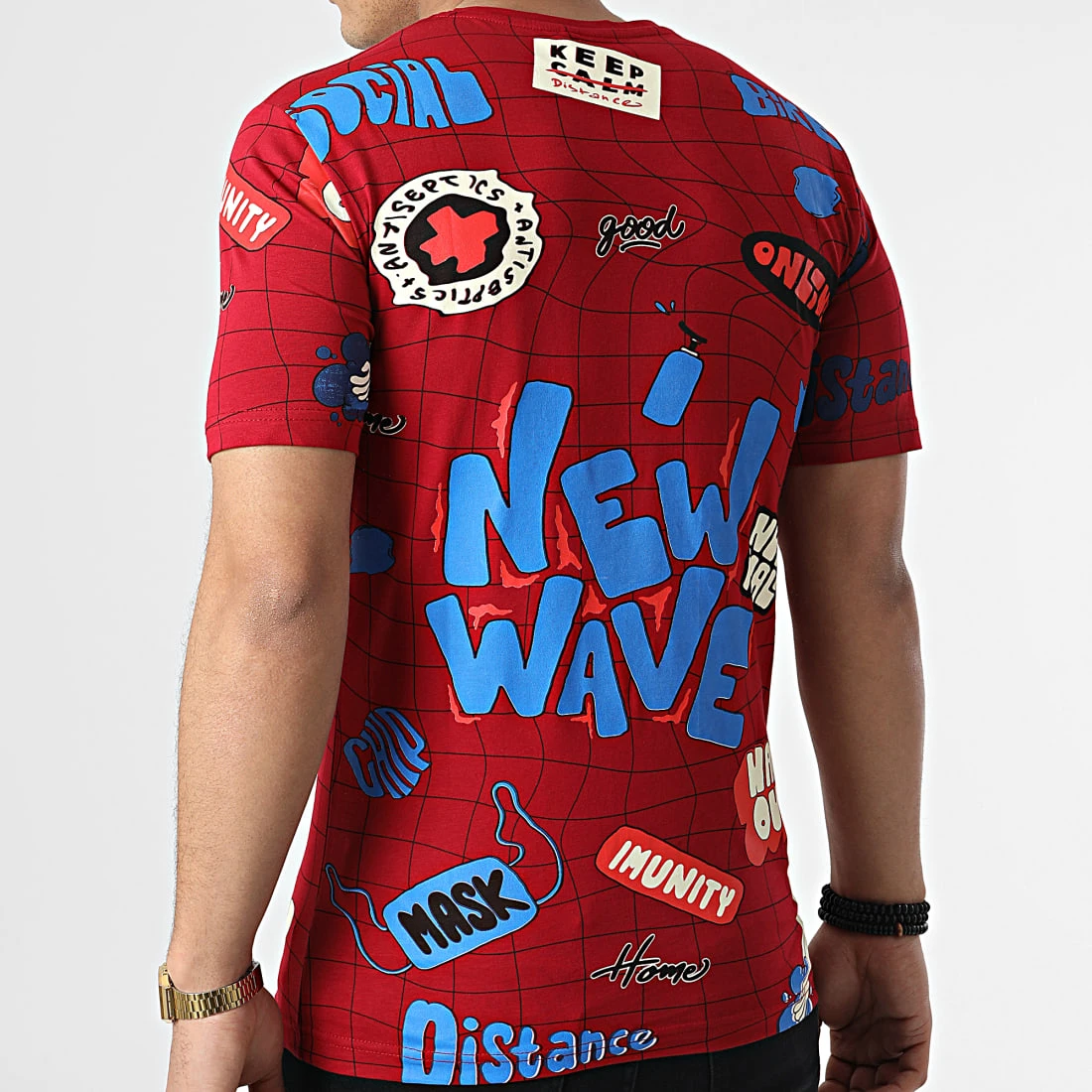 Meilleure vente 👏 Tee ✨ Shirt G22-547 Bordeaux de Classic Series ✨ 6 Meilleure vente 👏 Tee ✨ Shirt G22-547 Bordeaux de Classic Series ✨ – Image 4