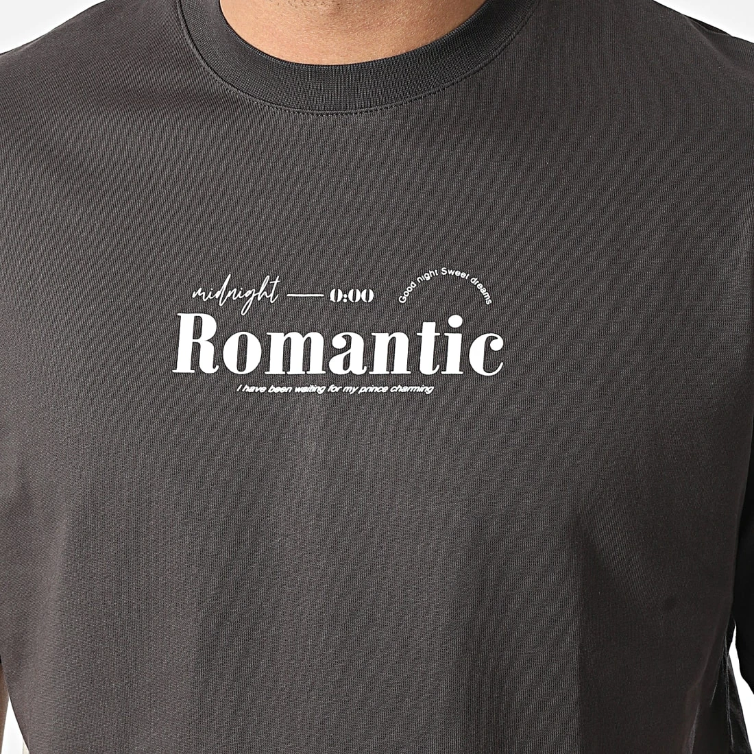 Bon marché ❤️ Tee ⭐ Shirt G22-572 Beige Gris Anthracite de Classic Series 😍 4 Bon marché ❤️ Tee ⭐ Shirt G22-572 Beige Gris Anthracite de Classic Series 😍 – Image 2