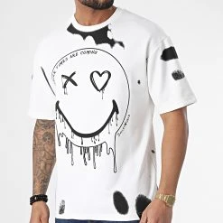 Grosses soldes ⌛ Tee Shirt G22-618 Blanc de Classic Series 👏