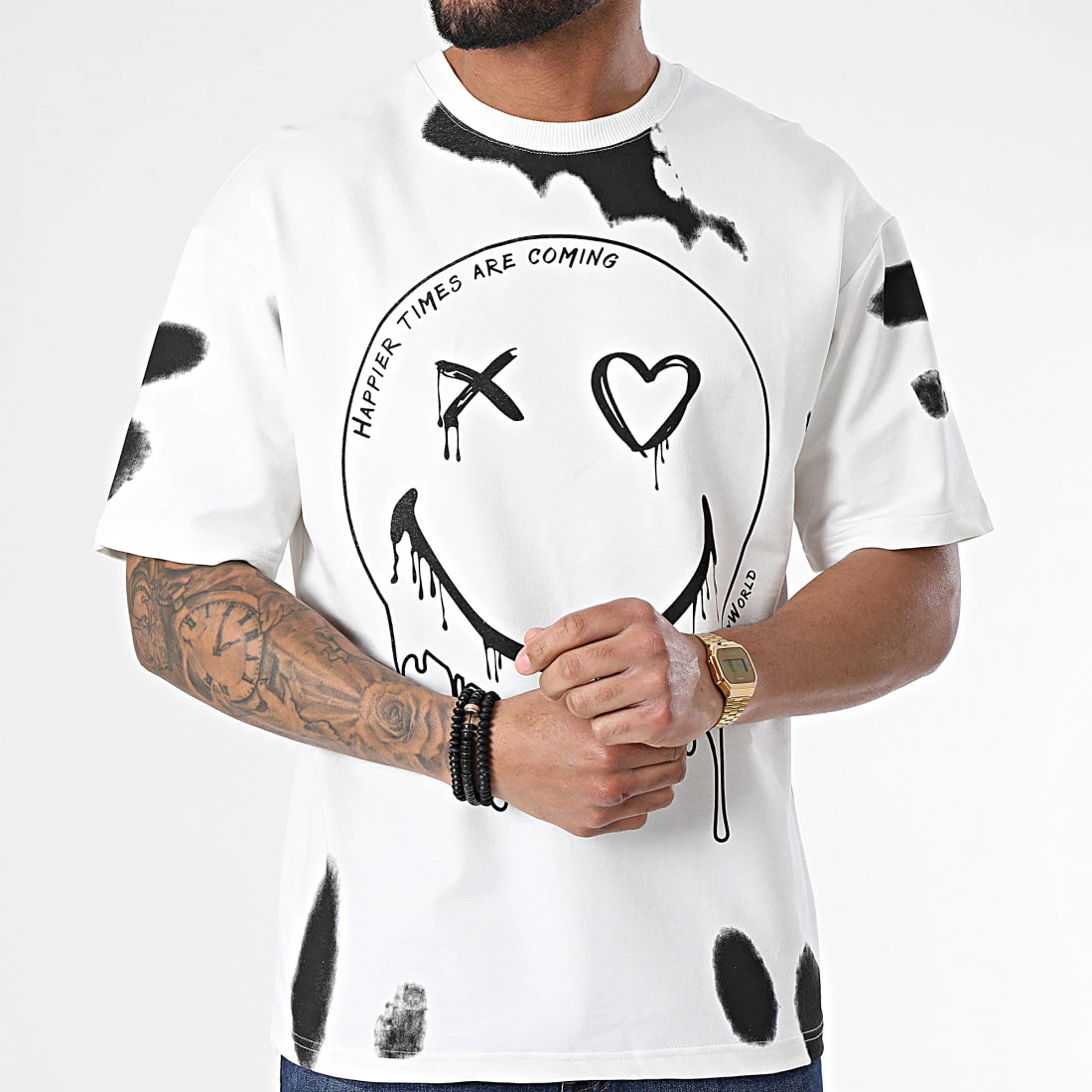 Grosses soldes ⌛ Tee Shirt G22-618 Blanc de Classic Series 👏 5 Grosses soldes ⌛ Tee Shirt G22-618 Blanc de Classic Series 👏 – Image 3