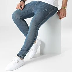 Tout neuf 👍 Jogger Pant Slim DJ2273 Bleu Denim de Classic Series ⌛ -Classic Series Soldes classic series 305580 DJ2275 20220301T121640 03