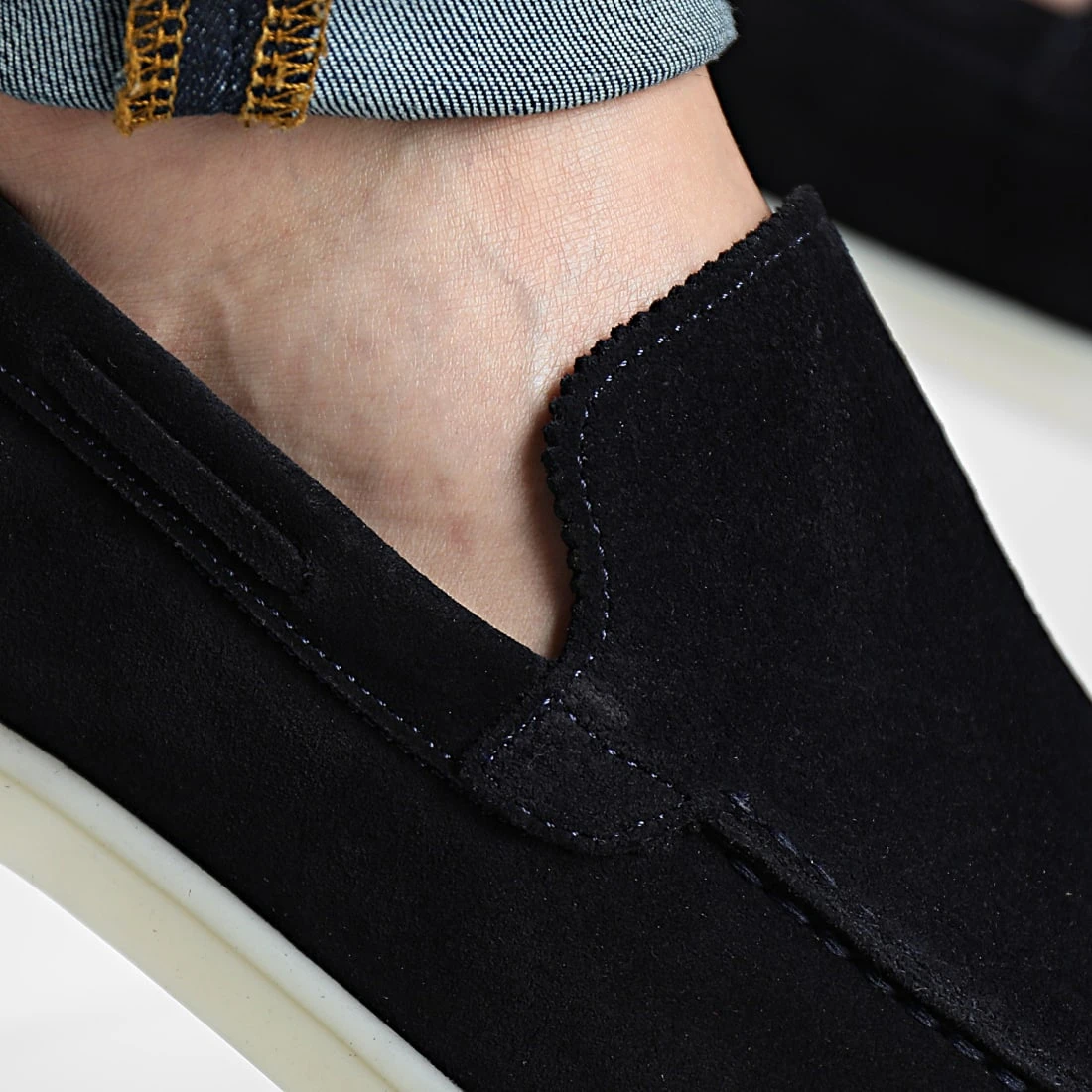 Offres 🌟 Mocassins Cuir 800 Bleu Marine de Classic Series 🎉 4 Offres 🌟 Mocassins Cuir 800 Bleu Marine de Classic Series 🎉 – Image 2