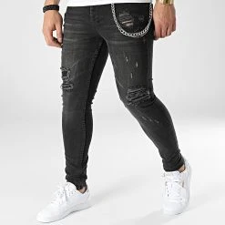 Meilleure vente ✔️ Jean Skinny DHZ-3638 Gris Anthracite de Classic Series 👏