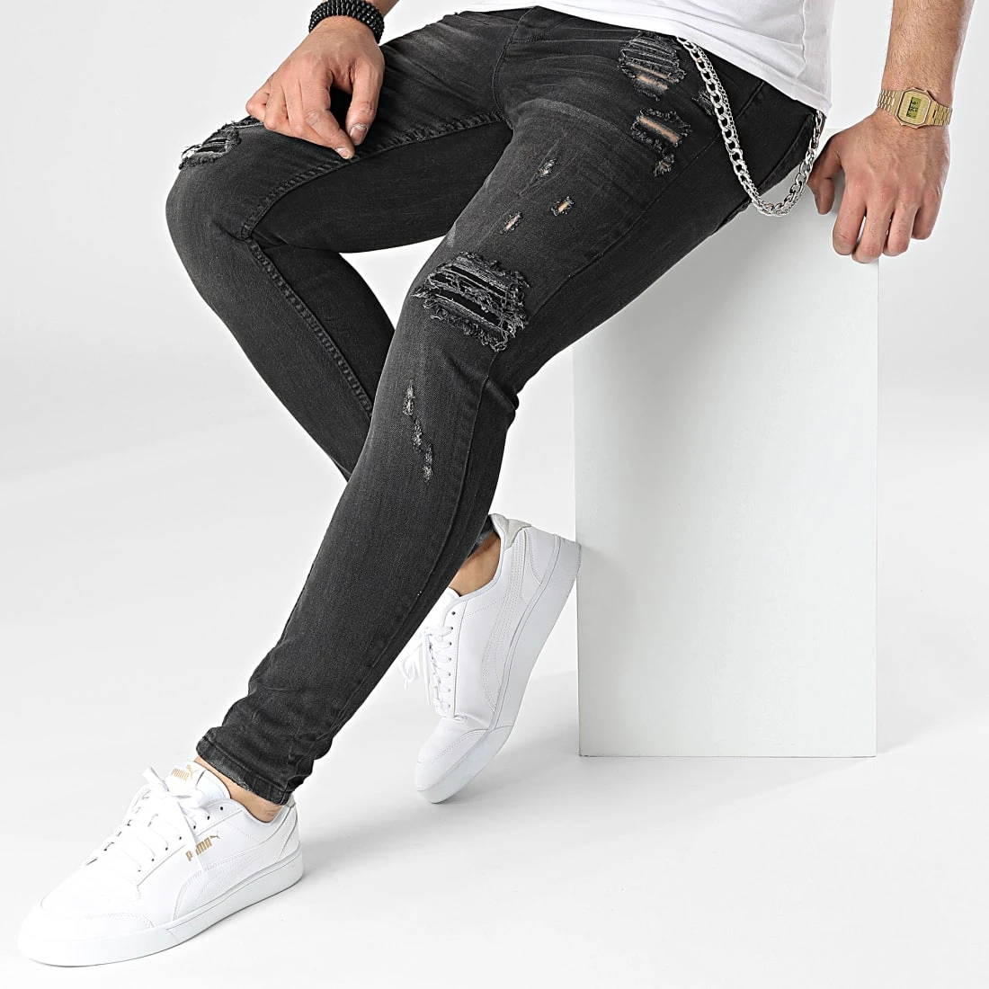 Meilleure vente ✔️ Jean Skinny DHZ-3638 Gris Anthracite de Classic Series 👏 4 Meilleure vente ✔️ Jean Skinny DHZ-3638 Gris Anthracite de Classic Series 👏 – Image 2
