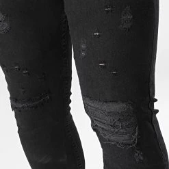 Bon marché ⭐ Jean Skinny DHZ-3603 Noir de Classic Series 🎉 -Classic Series Soldes classic series 307032 DHZ 3603 1 SIYAH DENIM 20220304T160814 03