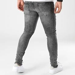 Le moins cher 🤩 Jean Skinny DHZ-3706 Gris Anthracite de Classic Series ✔️ -Classic Series Soldes classic series 307135 DHZ 3706 1 A FUME 20220304T151830 04