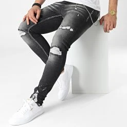 Tout neuf ⭐ Jean Slim DHZ-3699 Noir de Classic Series 🤩 -Classic Series Soldes classic series 307142 DHZ 3699 1 SIYAH 20220304T151859 03