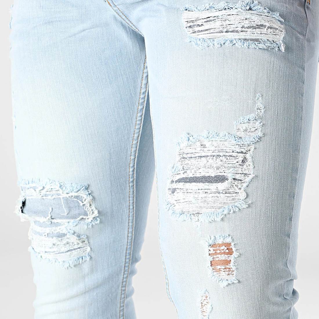 Vente flash 😀 Jean Skinny DHZ-36665 Bleu Wash de Classic Series 👍 5 Vente flash 😀 Jean Skinny DHZ-36665 Bleu Wash de Classic Series 👍 – Image 3