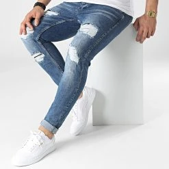 Sortie 🎉 Jean Skinny 3648 Bleu Denim de Classic Series 🎁 -Classic Series Soldes classic series 307204 DHZ 3648 O MAVI 20220304T144547 03