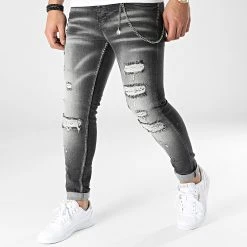 Vente flash ⭐ Jean Skinny DHZ-3675 Noir de Classic Series 🎁
