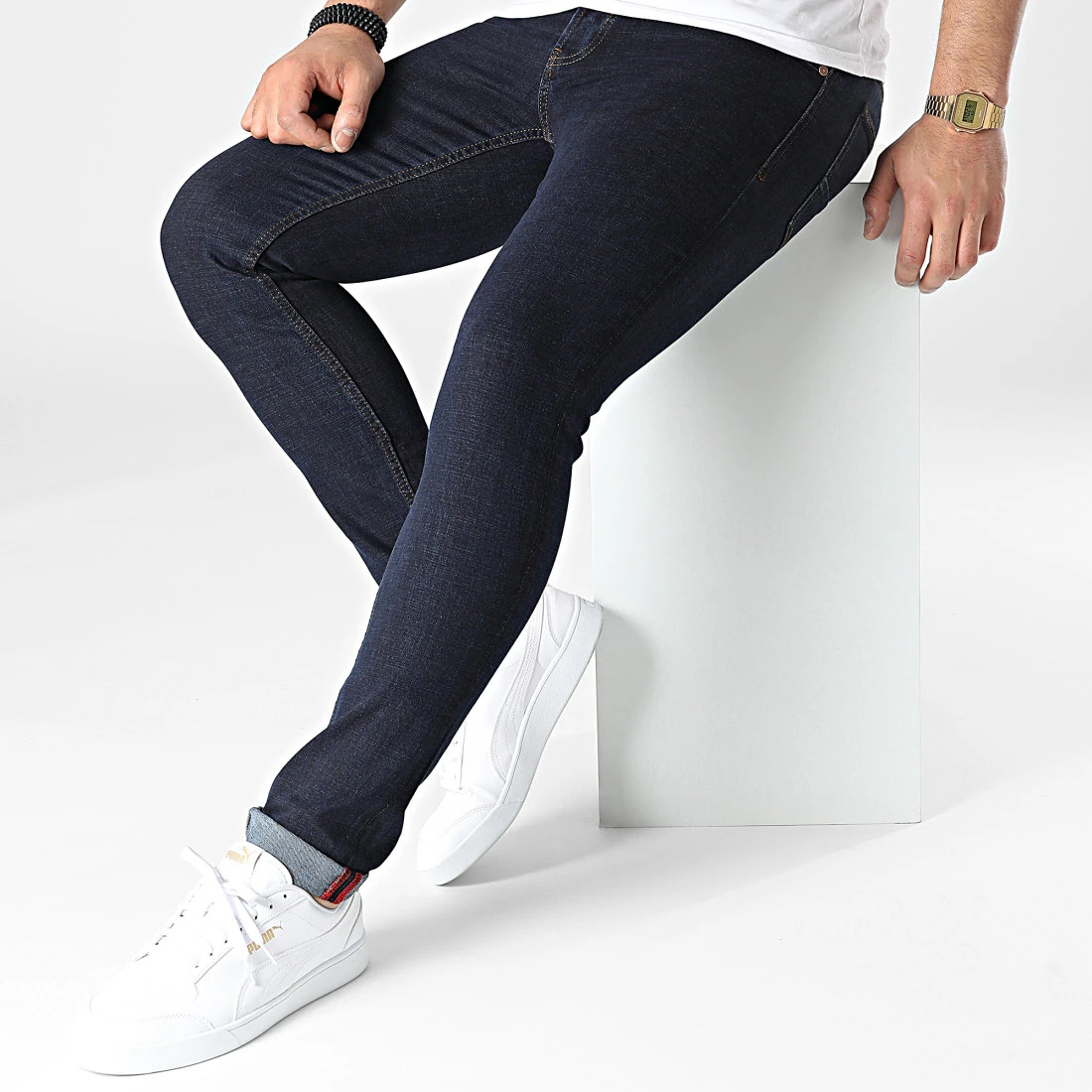 Nouveau ⌛ Jean Slim 7672 Bleu Brut de Classic Series 😉 4 Nouveau ⌛ Jean Slim 7672 Bleu Brut de Classic Series 😉 – Image 2