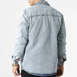 Sortie 😀 Surchemise Jean DHG-3710 Bleu Denim de Classic Series 🔔 -Classic Series Soldes classic series 307241 DHG 3710 A MAVI 20220304T151034 04