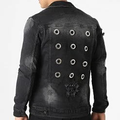 Acheter ❤️ Veste Jean DH-3583 Noir de Classic Series ⭐ -Classic Series Soldes classic series 307243 DH 3583 1 SIYAH 20220304T151121 04