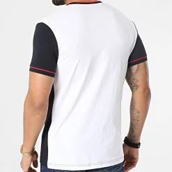 Grosses soldes 🎉 Tee Shirt 20219 Blanc Bleu Marine de Classic Series ⭐ -Classic Series Soldes classic series 307271 20219 WHITE 20220304T143054 04