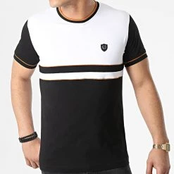 Promo 🔥 Tee Shirt 20219 Noir Blanc de Classic Series 🧨 -Classic Series Soldes classic series 307323 20219 BLACK 20220304T145232 03