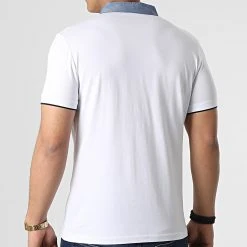 Vente flash 😀 Polo Manches Courtes 20484 Blanc de Classic Series 🎁 -Classic Series Soldes classic series 307327 20484 WHITE 20220304T145542 04